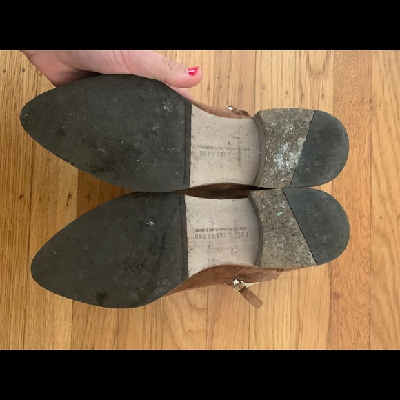 Freda Salvador Arroyo western tan leather bootie size 7.5 - Picture 6 of 10